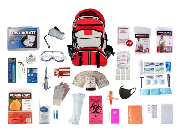 1 Person Survival Kit Red