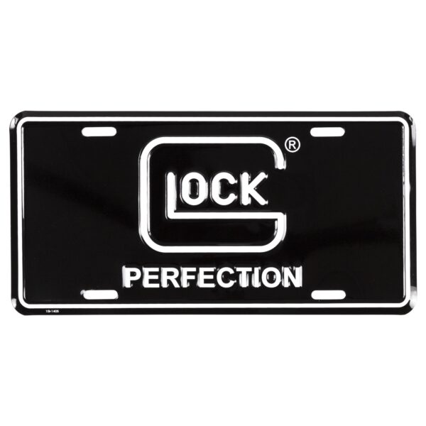 Glock As00042 Perfection Vanity License Plate Black &Amp; White 12&Quot; X 6&Quot;