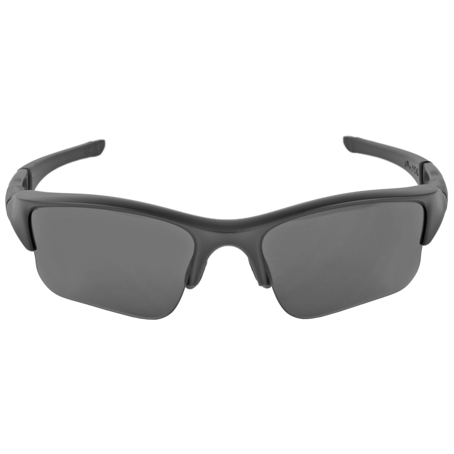 Oakley Standard Issue Flak Jacket XLJ Glasses Matte Black Frame W/ Grey