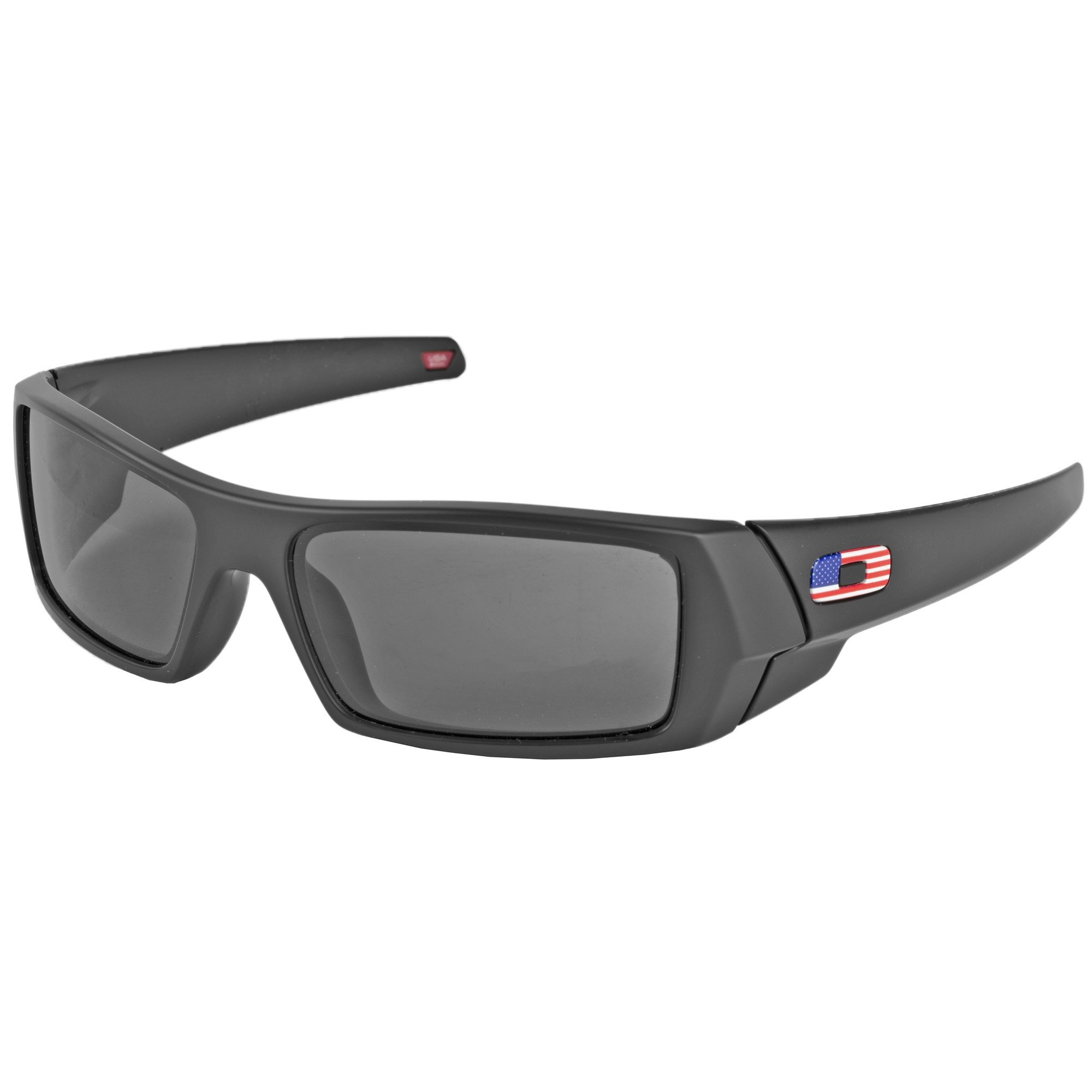 Oakley SI Gascan Sunglasses - USA Flag - Matte Black / Gray Lens - 11-192